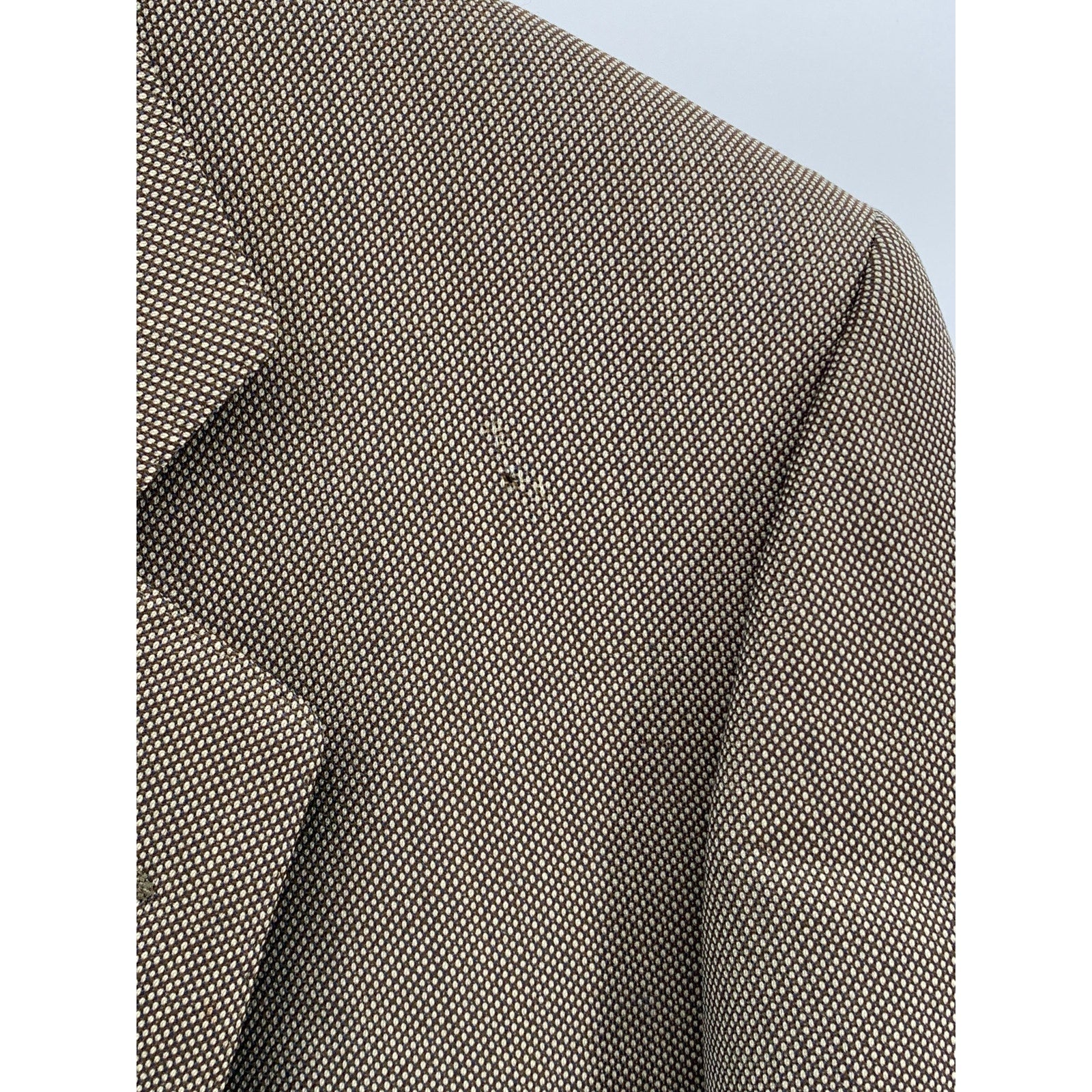 FRATELLI TALLIA DI DELFINO Men’s Brown One-Button Long Sleeve Blazer SZ 44