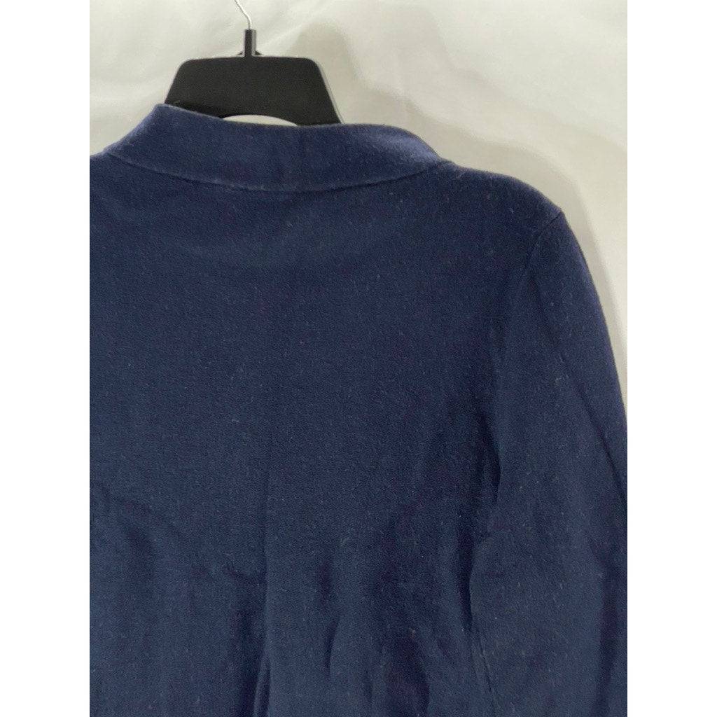 ANN TAYLOR LOFT Women’s Navy Blue Mock-Neck Sweater SZ S