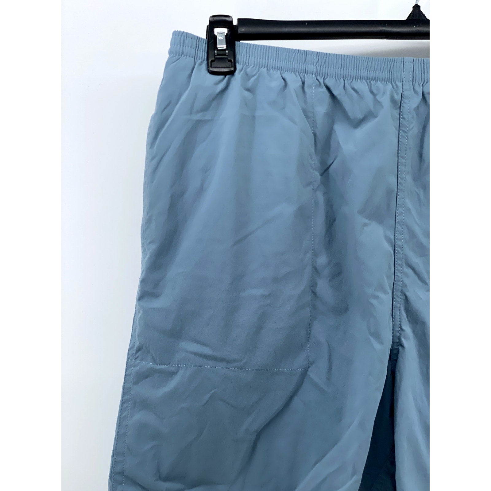 PATAGONIA Men's Blue Solid Elastic Waist 5" Pull-On Mesh Baggies Shorts SZ 2XL