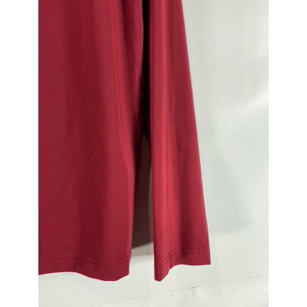 BROOKS BROTHERS Men's Red Crewneck 1818 Graphic Long Sleeve T-Shirt SZ S