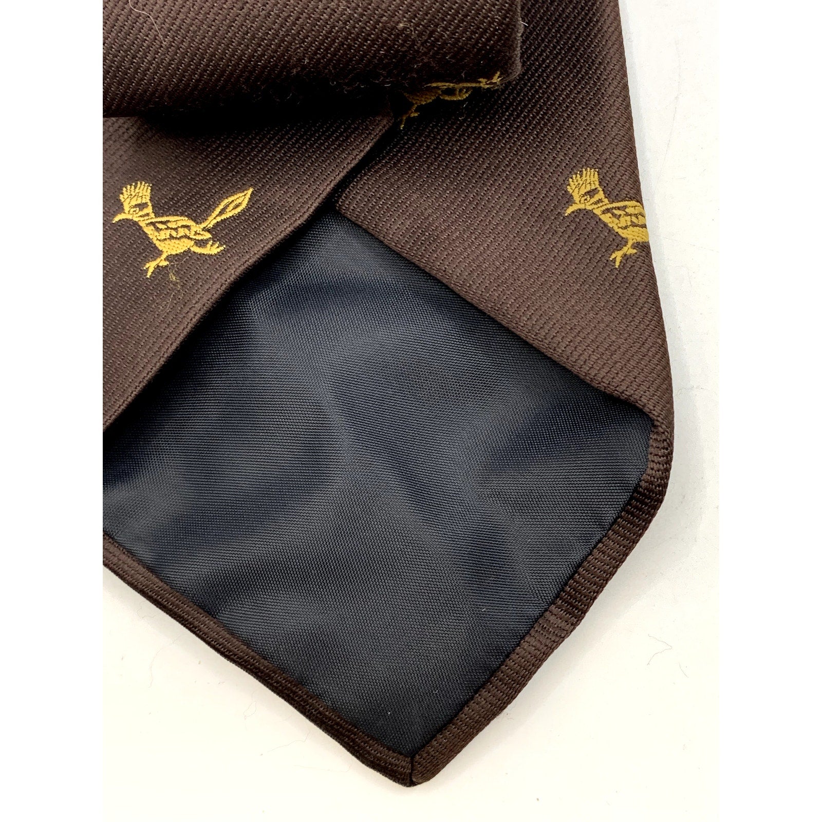 UNBRANDED Men's Vintage Brown Roadrunner Regular Tie OS