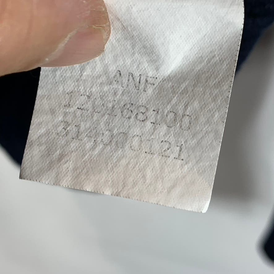 ABERCROMBIE & FITCH Men's Navy V Neck Wool/Cashmere Blend Pullover SZ L