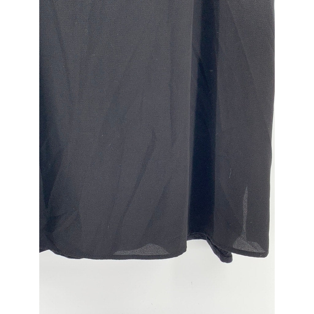 GNU Women's Plus Black V-Neck Short Sleeve Top SZ 2X