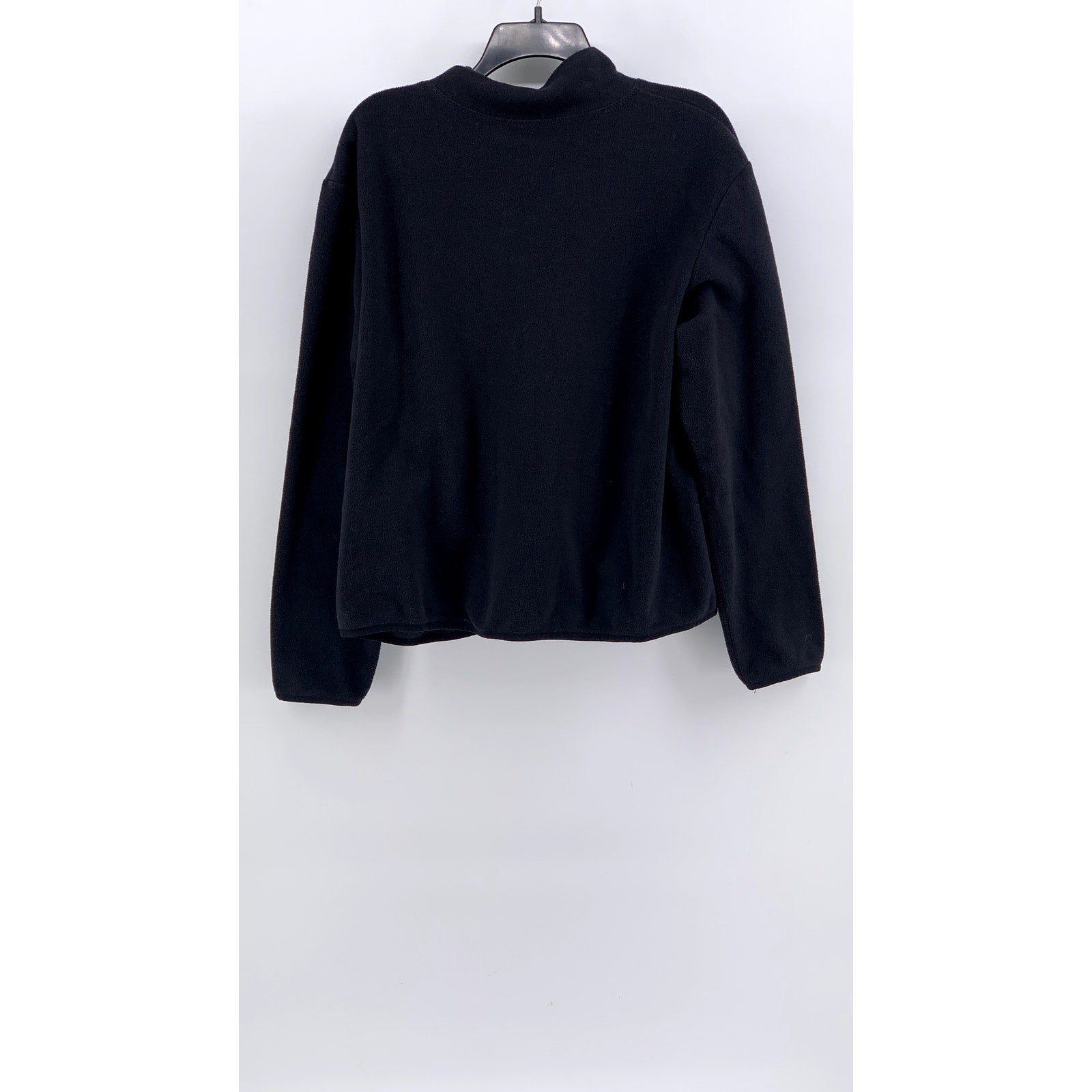 Z BY ZELLA Women's Black Fleece Half-Zip Cozy Sweater SZ XL