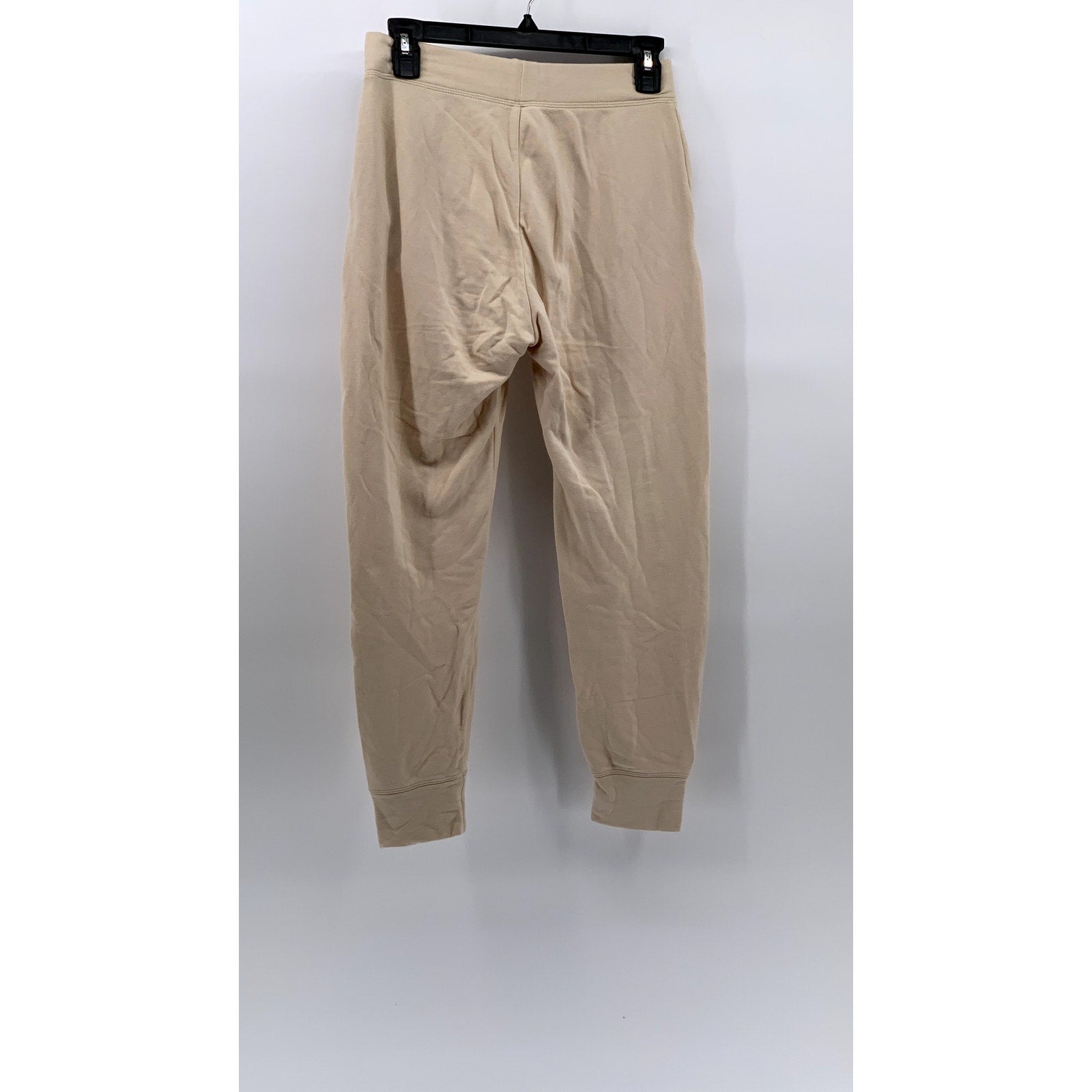 UNIQLO Women’s Beige Solid Pull-On Casual Jogger Sweatpants SZ S