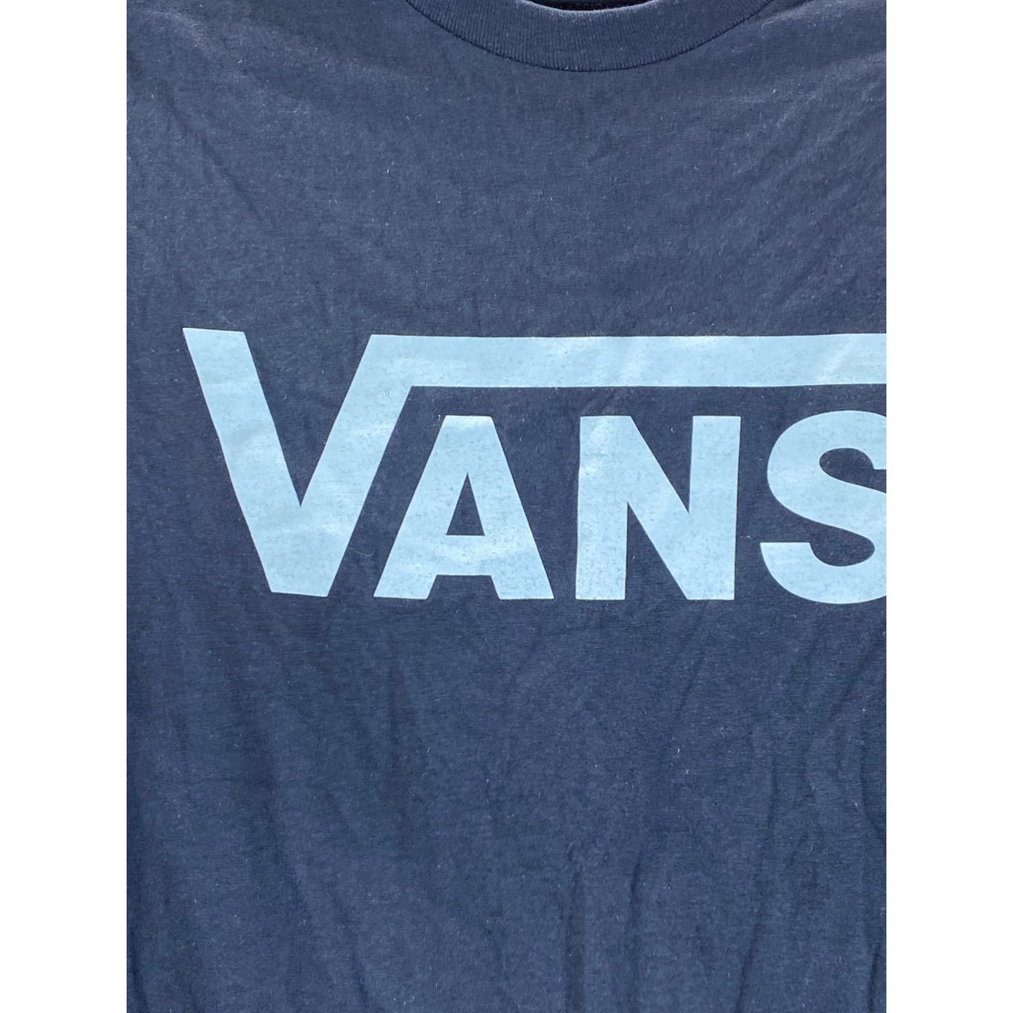 VANS Men's Navy Classic-Fit Crewneck Short Sleeve T-Shirt SZ S