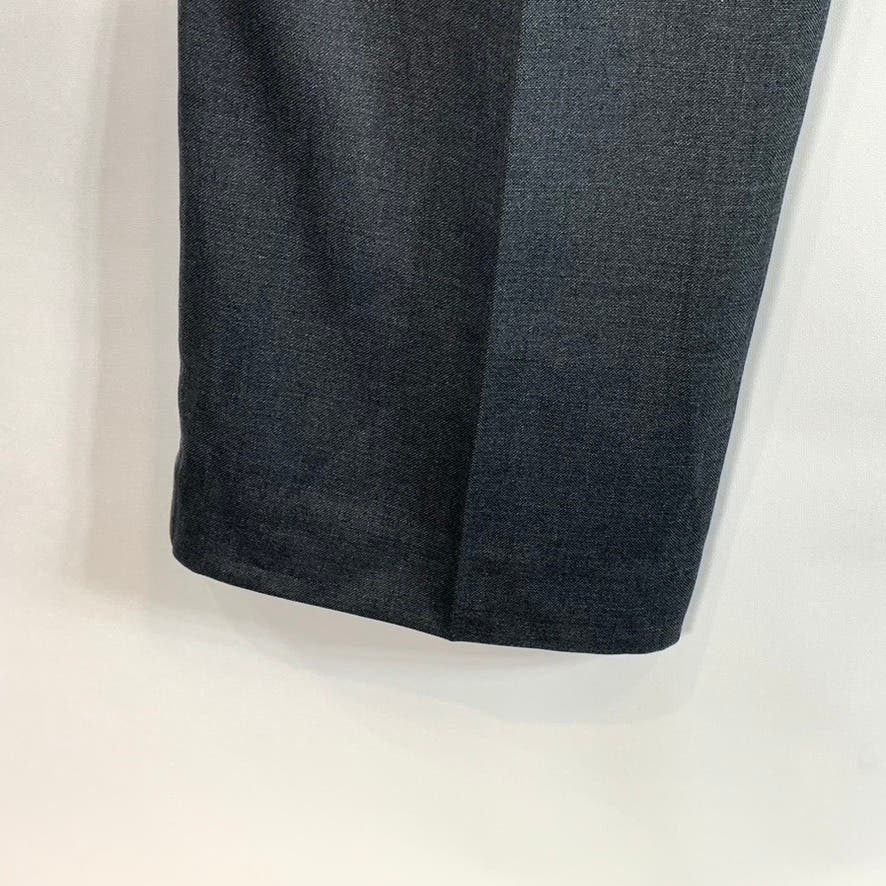 JOHN HENRY Men's Heather Charcoal Classic Fit Flat Front Trouser Pants SZ 36x30