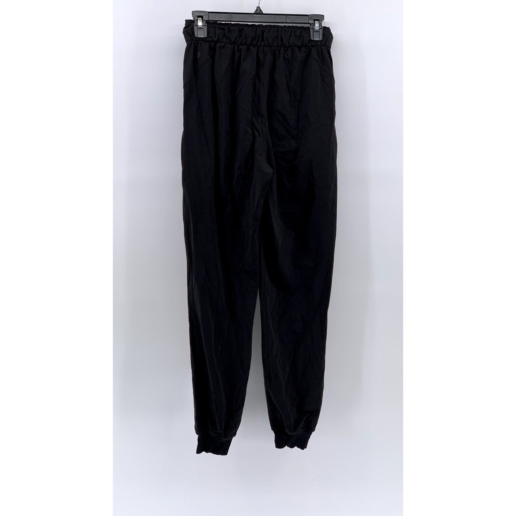 LULULEMON Women's Black Solid Pull-On Active Jogger Pants SZ 4