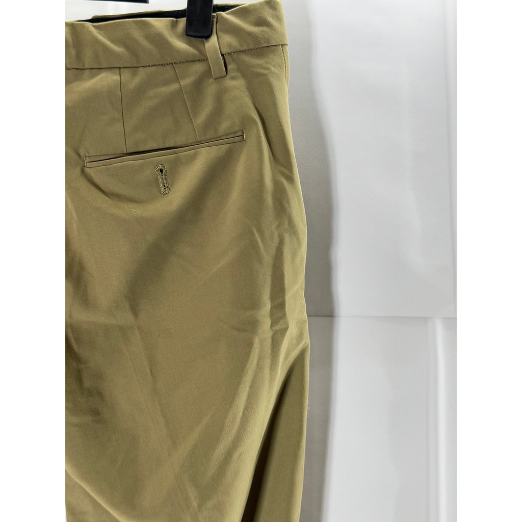 VAN HEUSEN Men's Tan Flex Slim-Fit Flat Front Dress Pants SZ 29X32