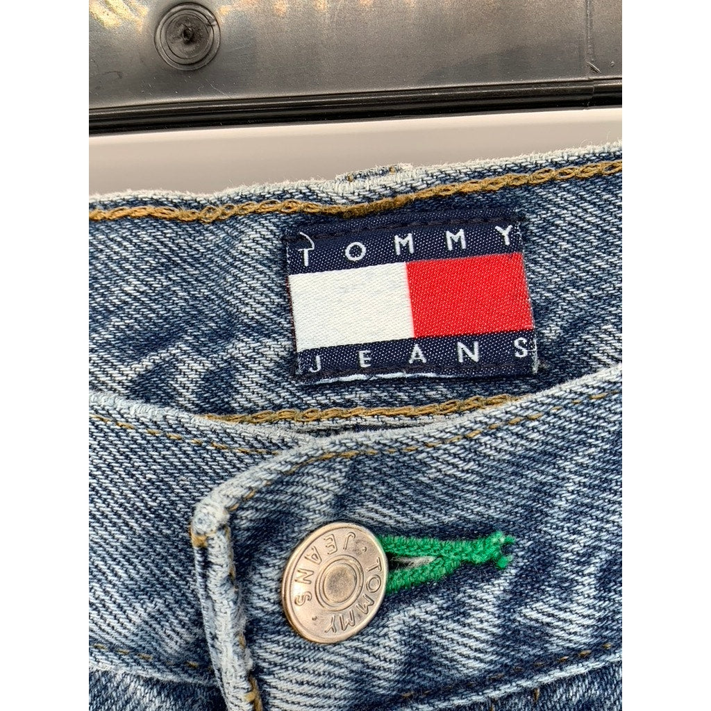 TOMMY HILFIGER Distressed Vintage Relaxed-Leg Jeans SZ 32