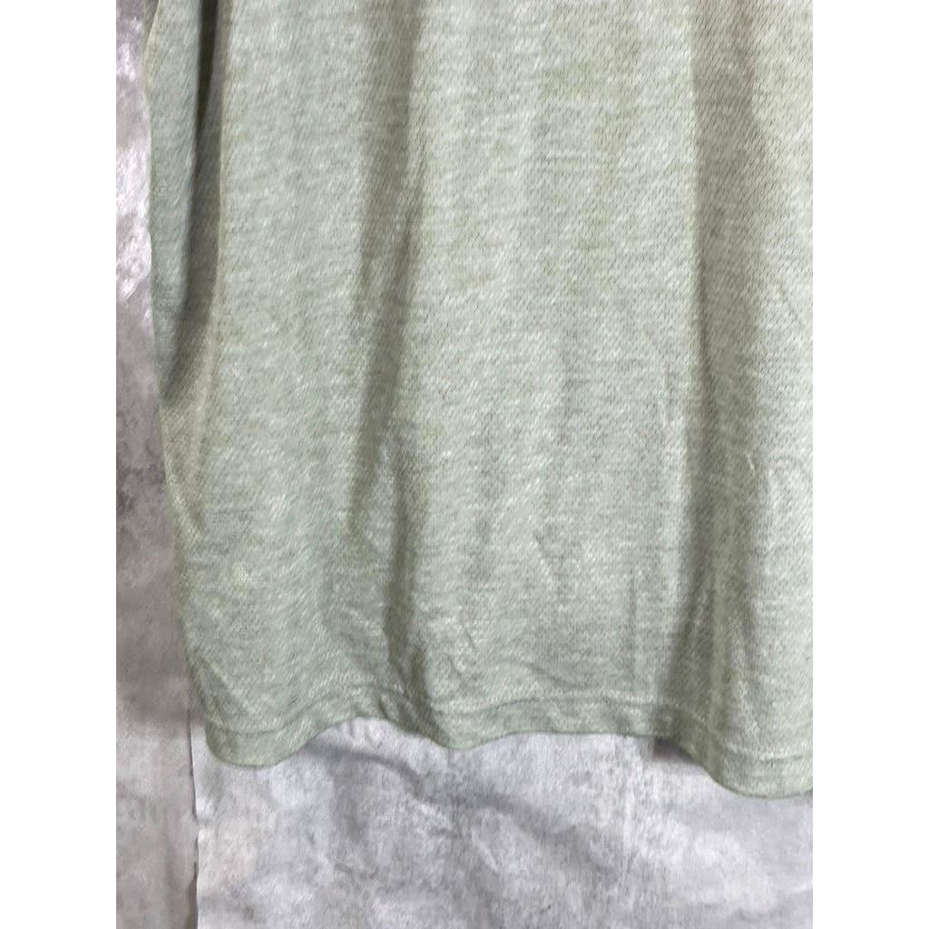 DULUTH TRADING CO Men's Green Armachillo Cooling Relaxed Fit Polo Shirt SZ XL