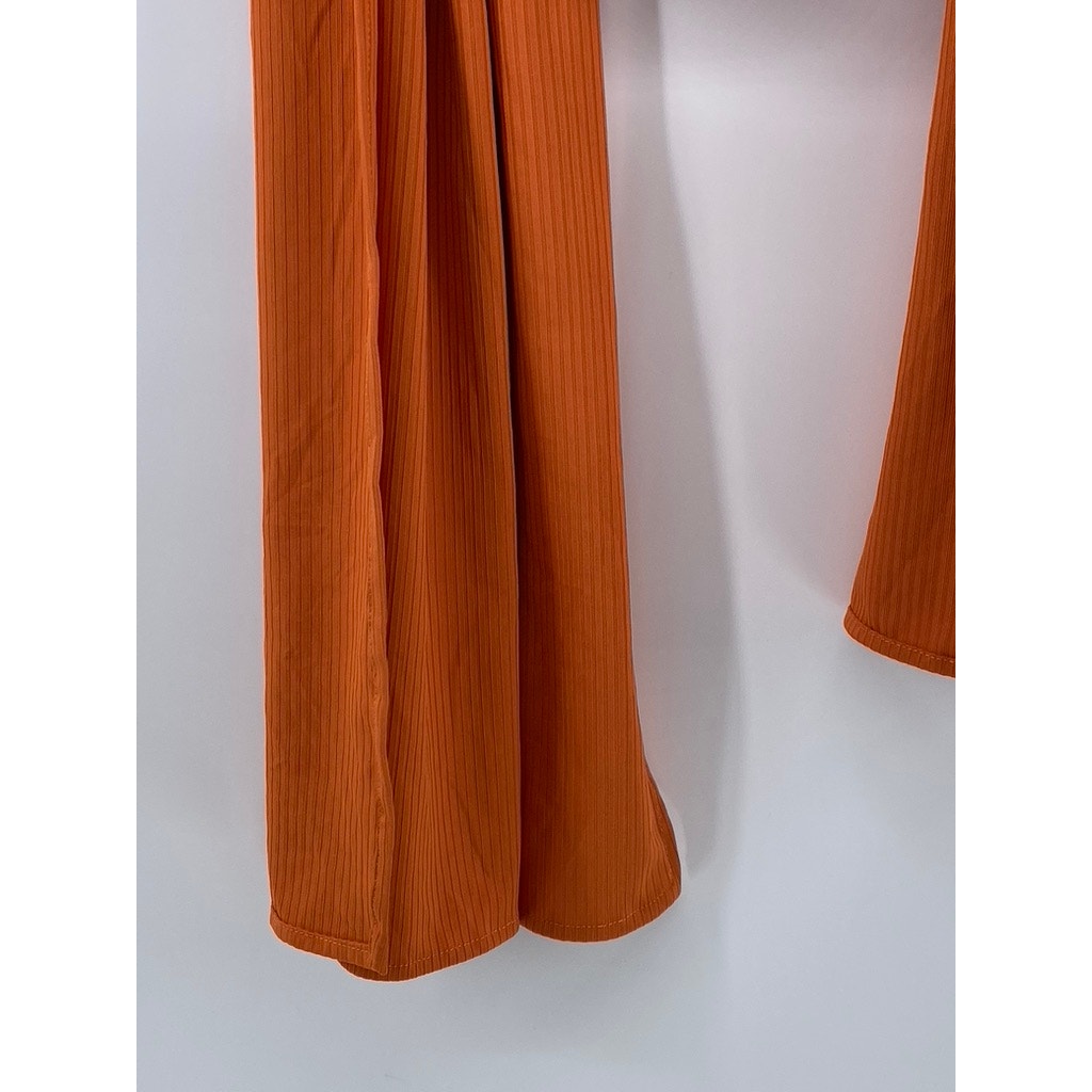 UNBRANDED Women's Burnt Orange Solid Scarf SZ OS