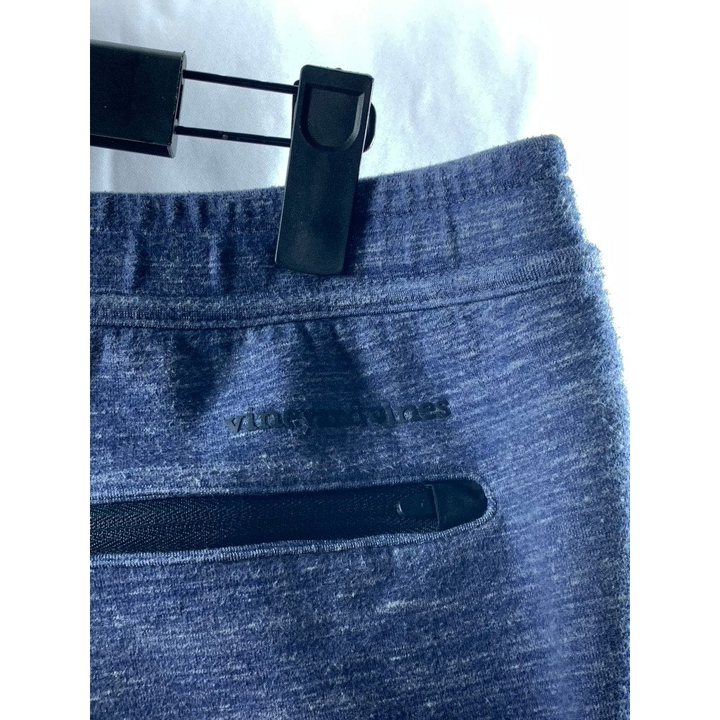 VINEYARD VINES Men's Navy Blue Heathered On-Th-Go Jogger Pant SZ M