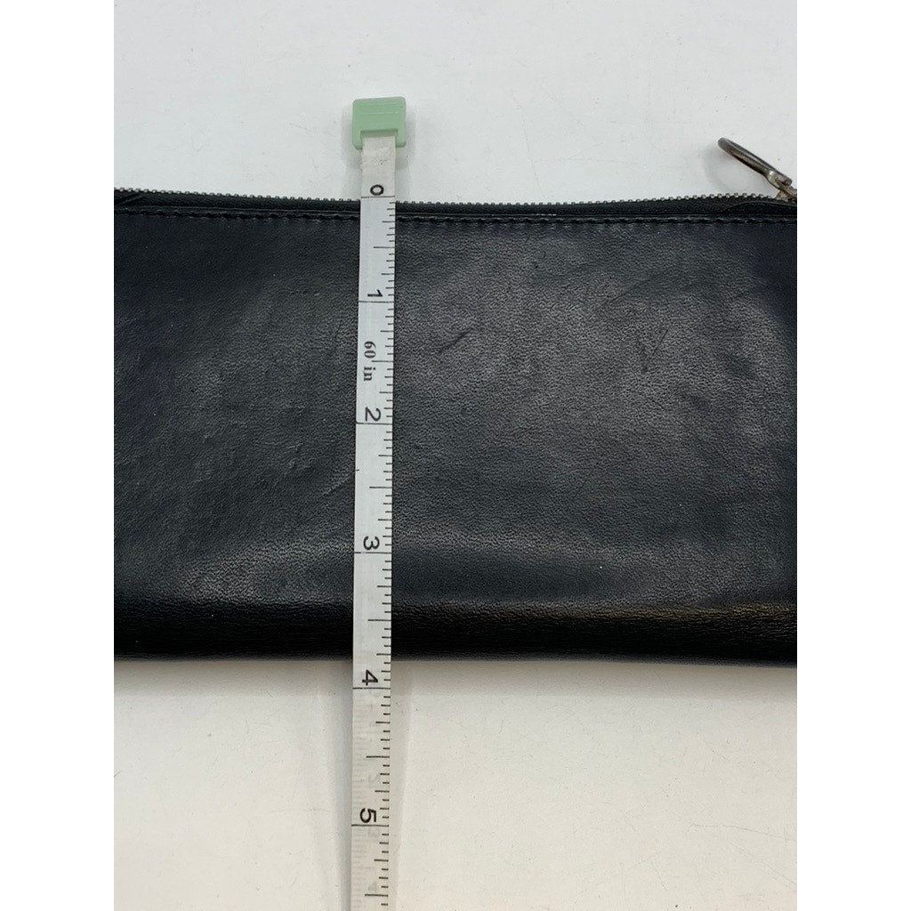 KARA BAGS Women's Black Leather Wallet Bag SZ OS