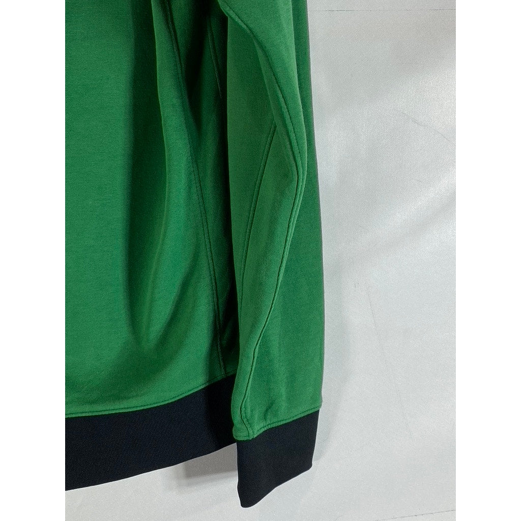 NIKE Youth Green/Black Boston Celtics Showtime Full-Zip Hooded Sweater SZ M