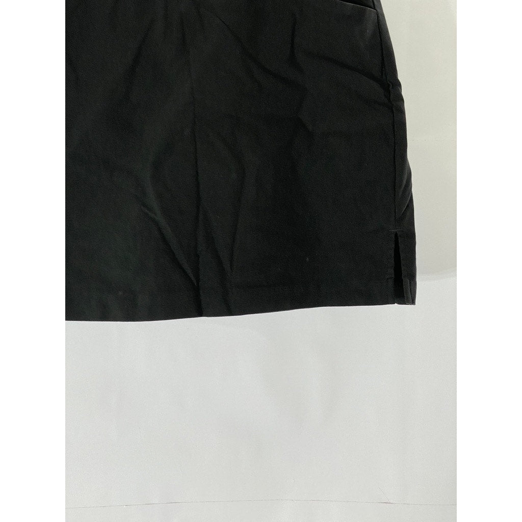 LADY HAGEN Women's Black Solid Pull-On Mini Sport Skort SZ 0