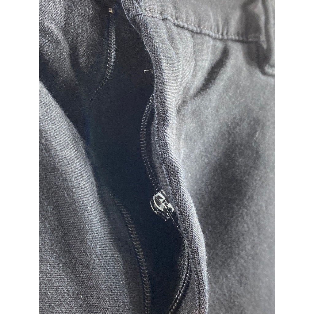 ZARA Men's Black Solid Slim-Fit Stretch Dress Pant SZ S