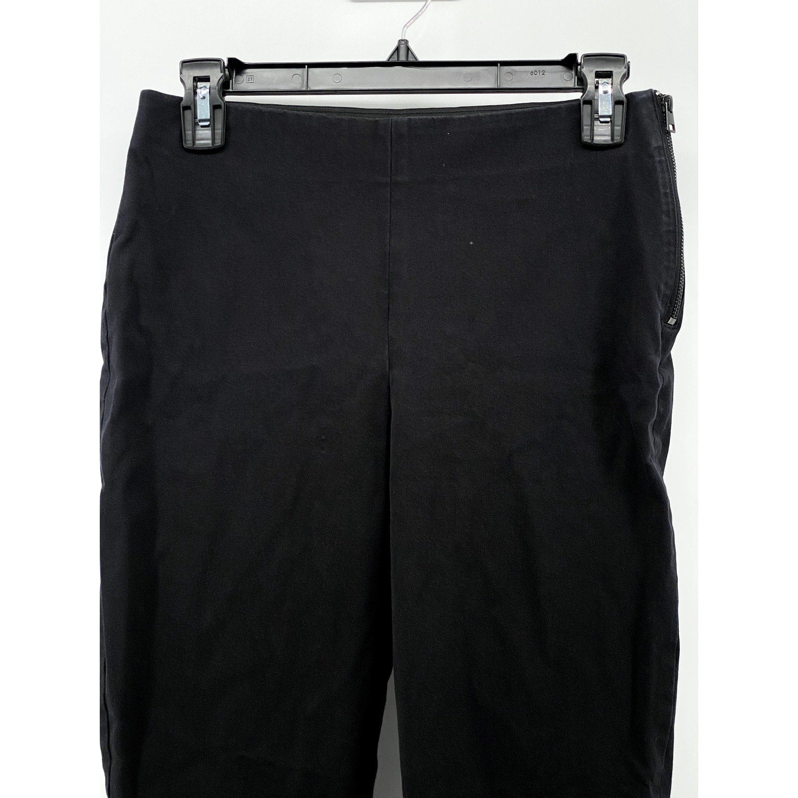 EVERLANE Women's Black Pocketless Slim-Leg Regular-Fit Ankle Pant SZ 4