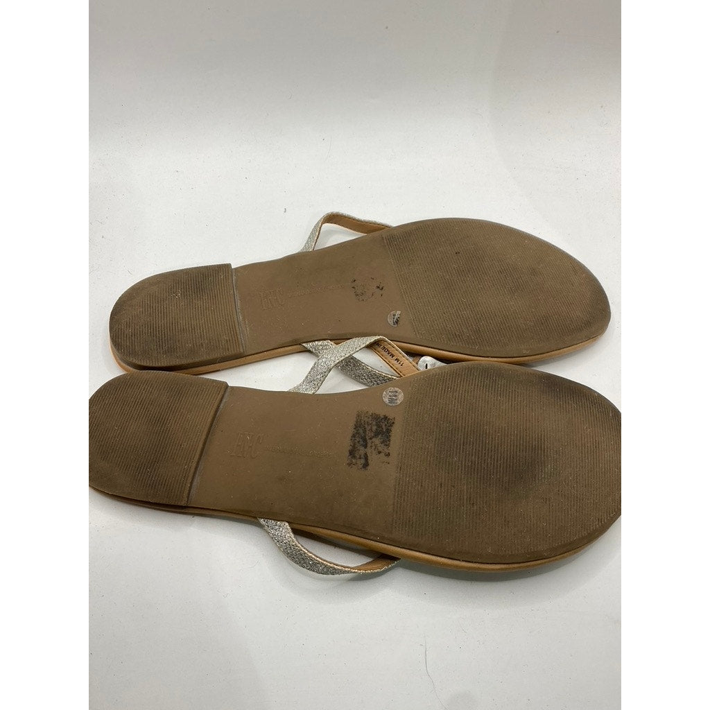 INC INTERNATIONAL CONCEPTS Women's Silver Marsha Butterfly Sandals SZ 11