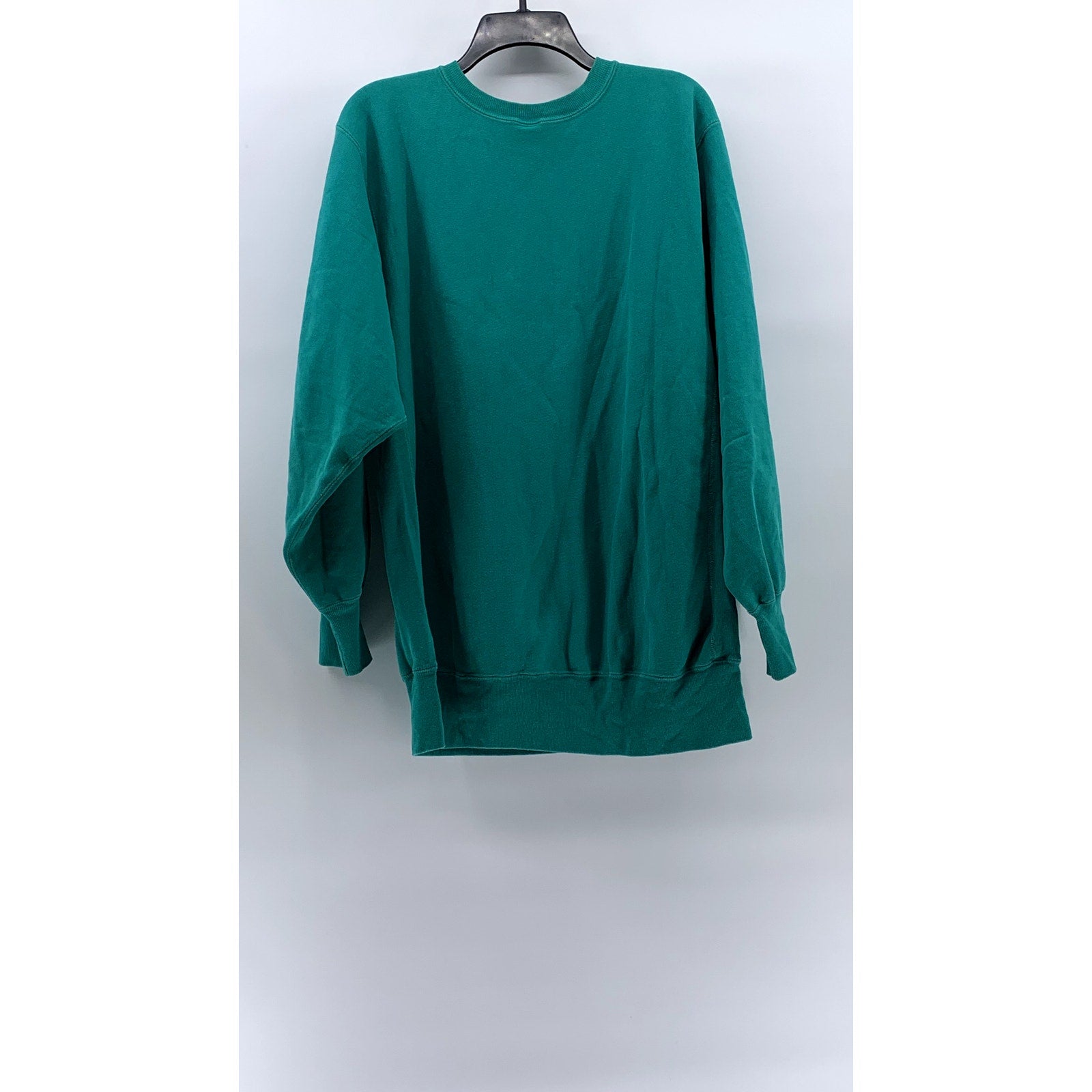 CHAMPION Men's Green Vintage Crewneck Reverse Weave Long Sleeve Sweatshirt SZ2XL