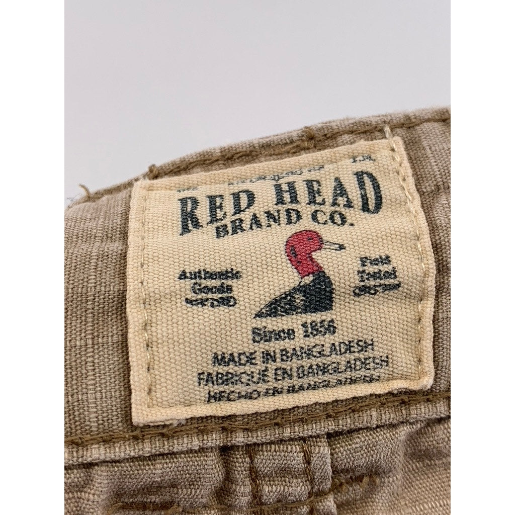BASS PRO SHOPS REDHEAD Men's Tan Cargo Straight Leg Pants SZ 38X34