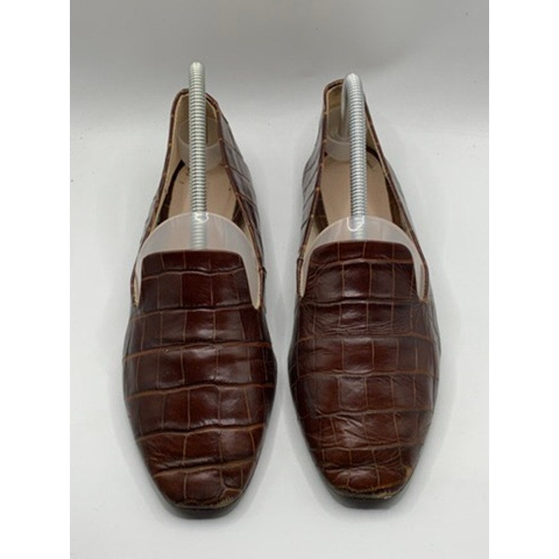 ZARA Basic Collection Women's Brown Snake Print Loafers SZ 39