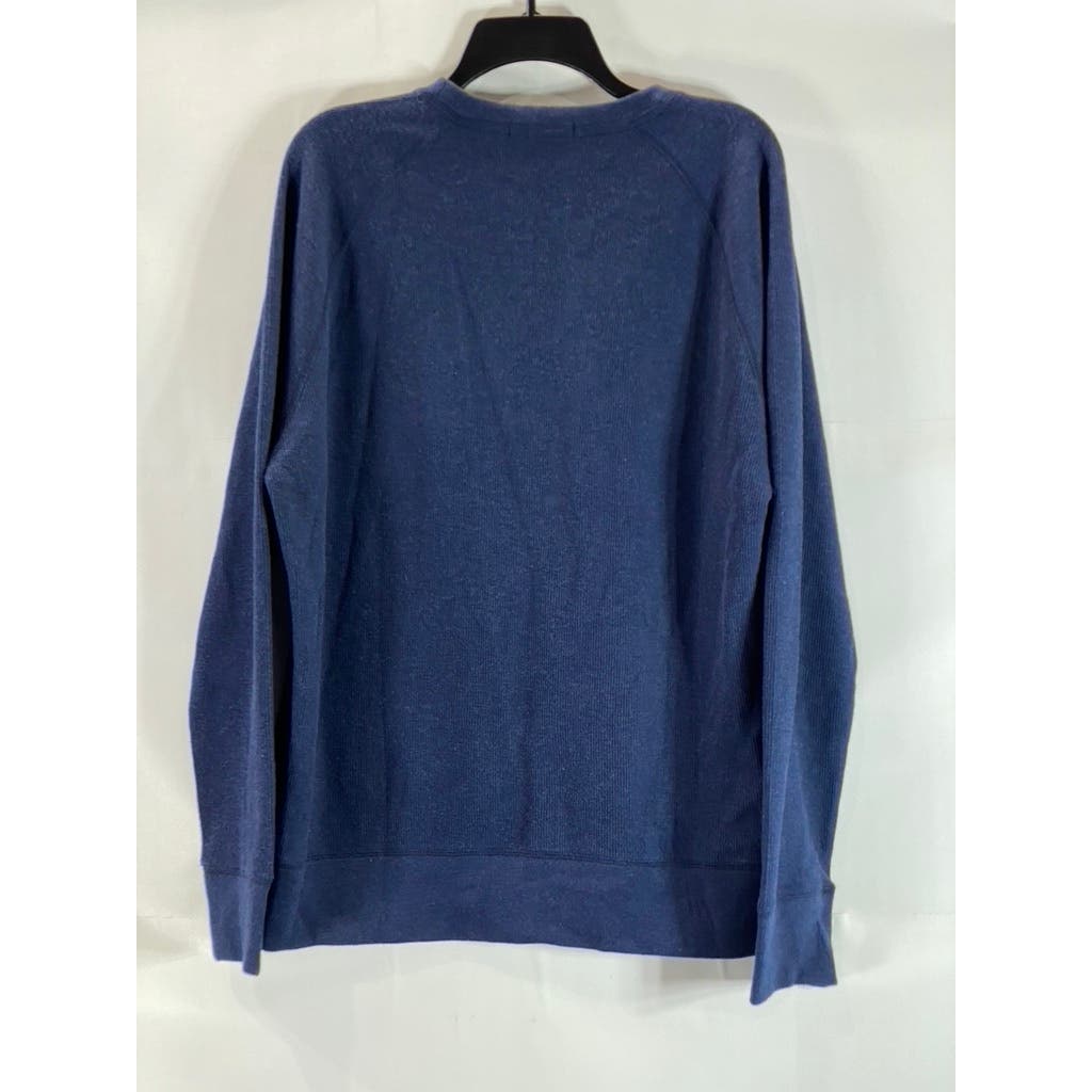 BANANA REPUBLIC Men's Dark Blue Crewneck Lightweight Pullover Sweater SZ L