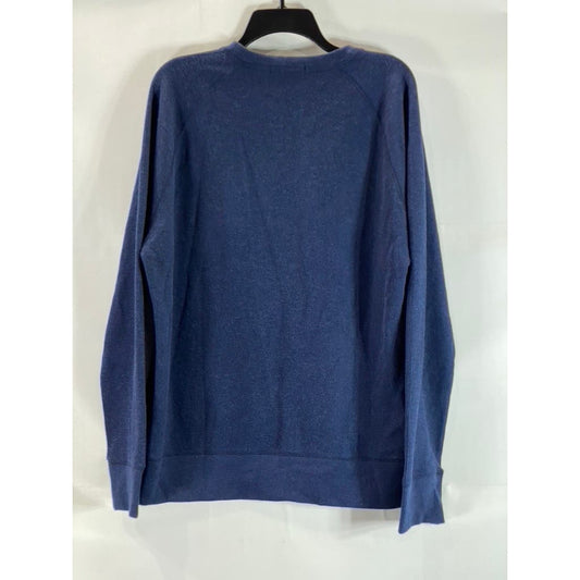 BANANA REPUBLIC Men's Dark Blue Crewneck Lightweight Pullover Sweater SZ L