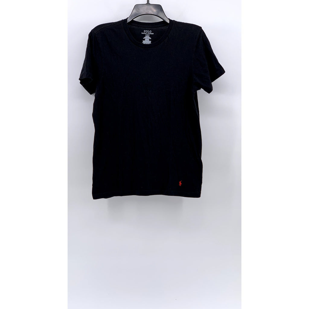 POLO RALPH LAUREN Men’s Black Classic-Fit Crewneck Short Sleeve T-Shirt SZ S