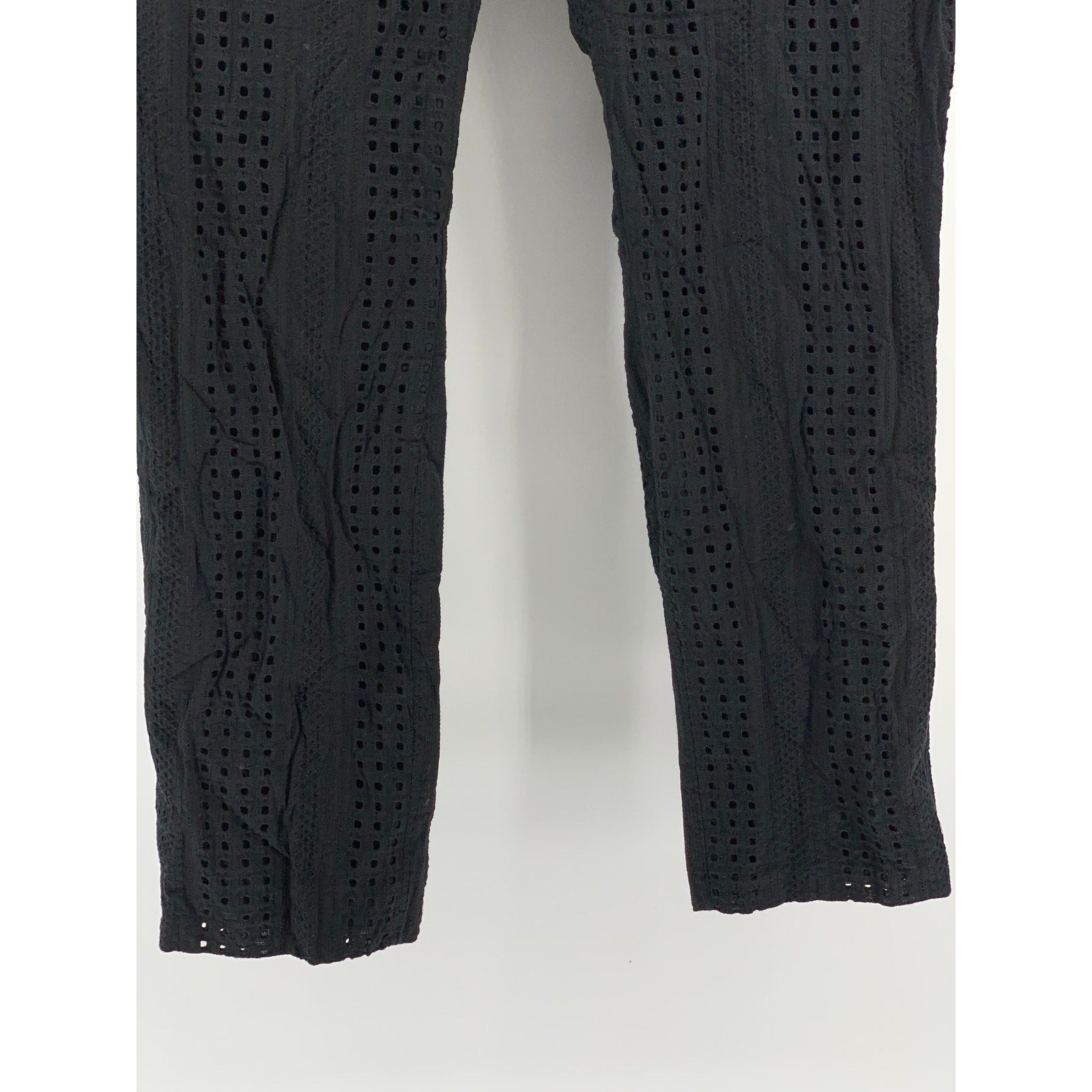 INC INTERNATIONAL CONCEPTS Men's Black Slim-Fit Eyelet Cutout Pants SZ 40