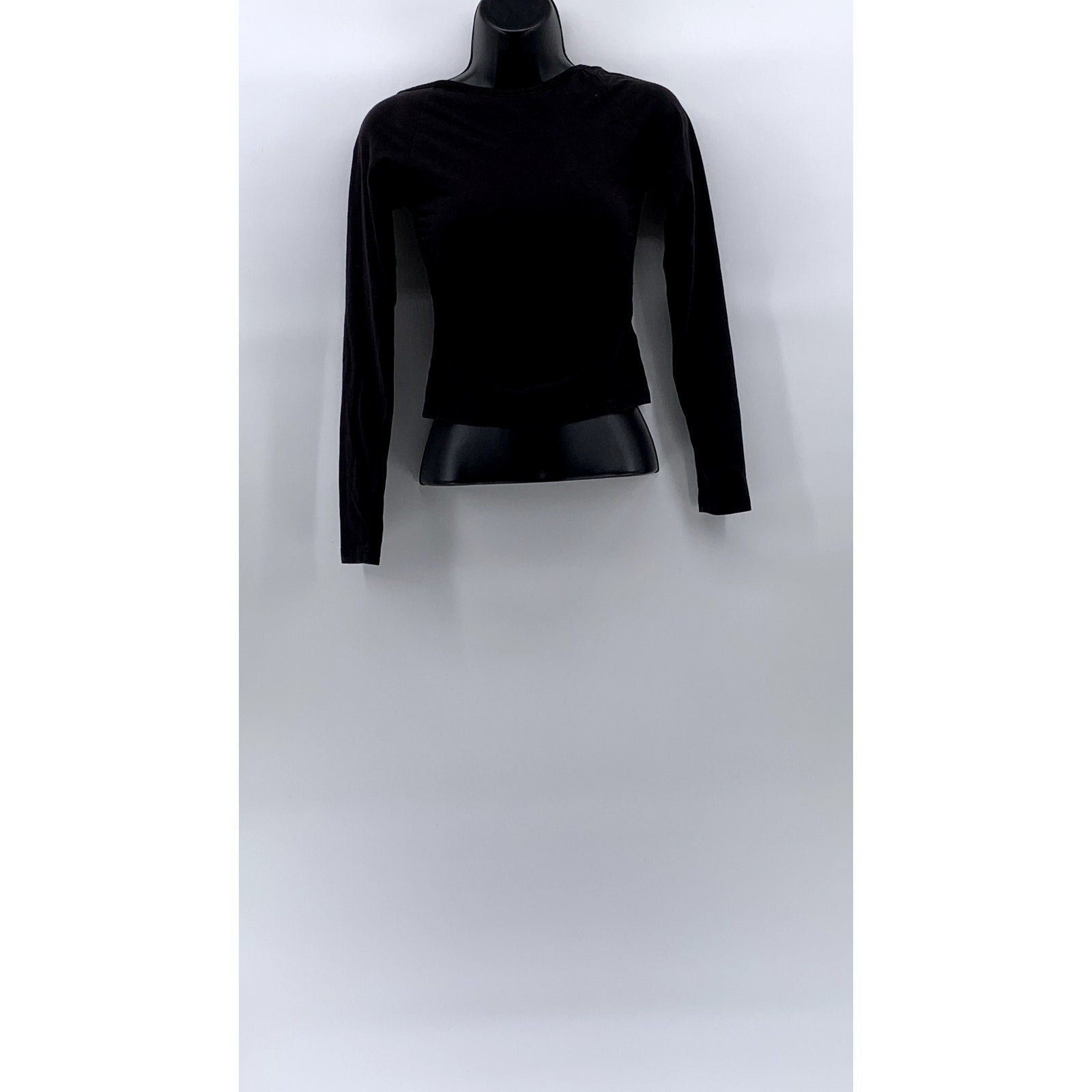PRINCESS POLLY Women’s Black Rixie High-Neck Backless Long Sleeve Top SZ 2