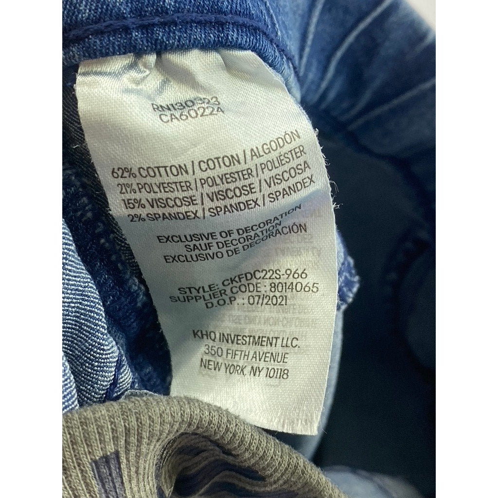 CALVIN KLEIN Girls' Medium Blue Wash Denim Pull-On Skinny Jeans SZ M(8/10)