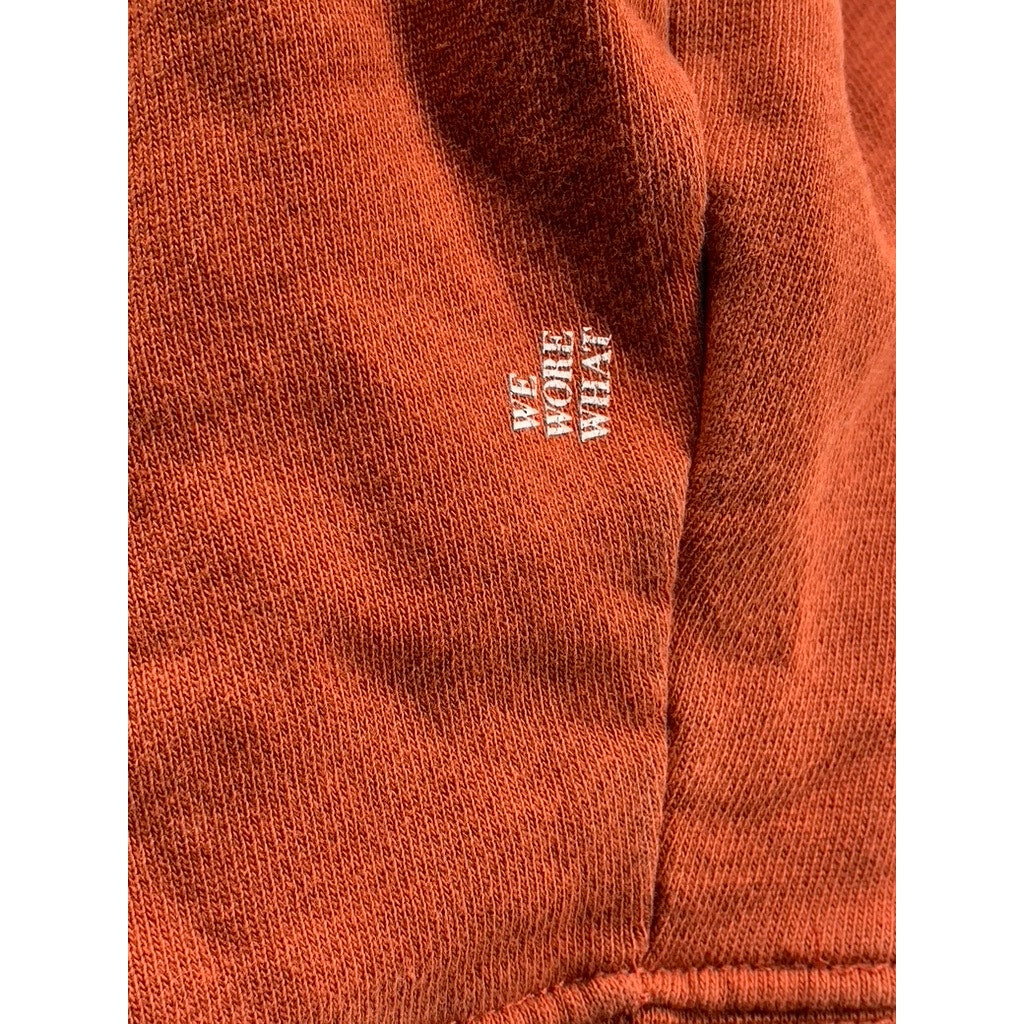 WEWOREWHAT Women's Burnt Orange Cotton Hoodie SZ S