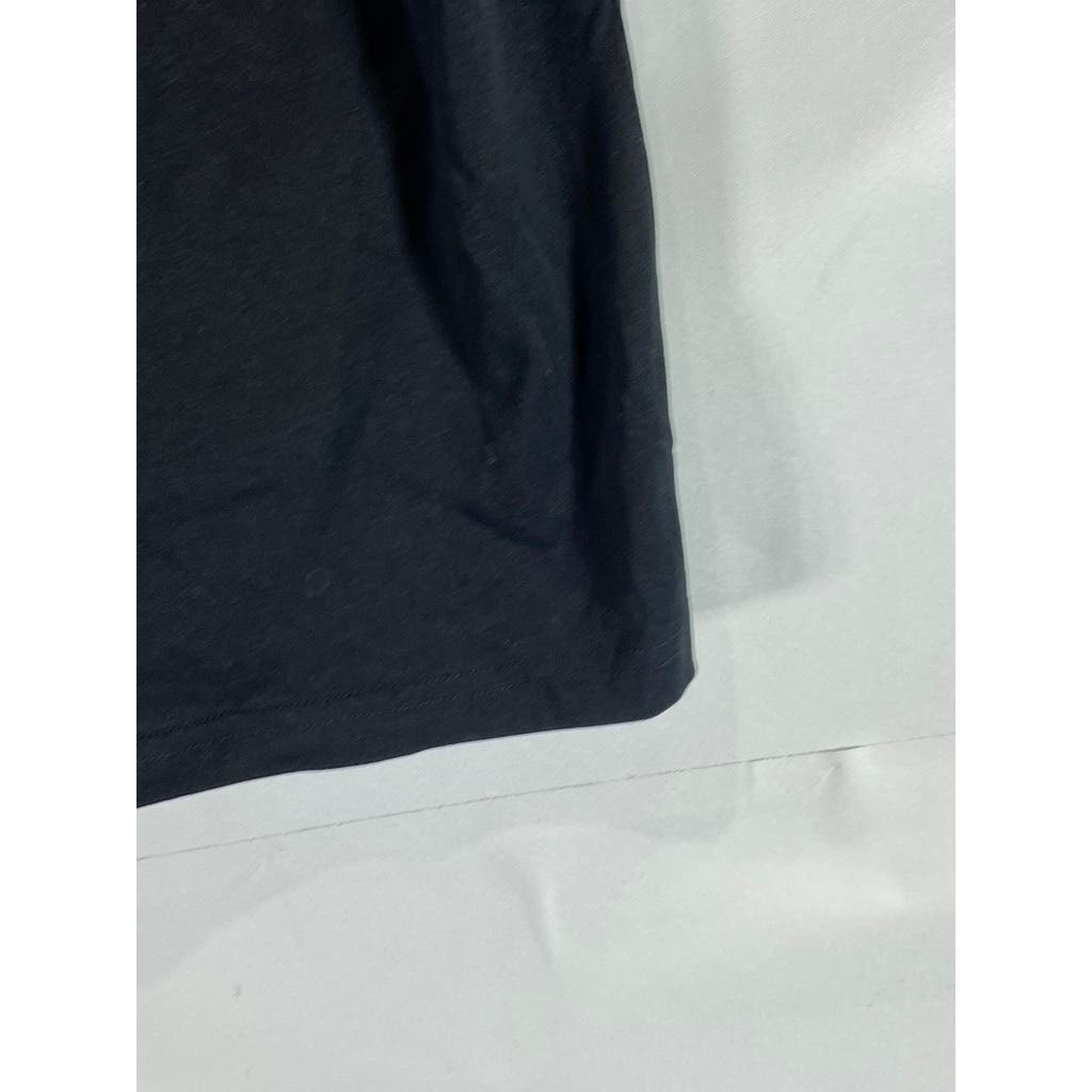 MICHAEL KORS Men's Black/White Cotton MK Logo Short Sleeve Polo Shirt SZ S