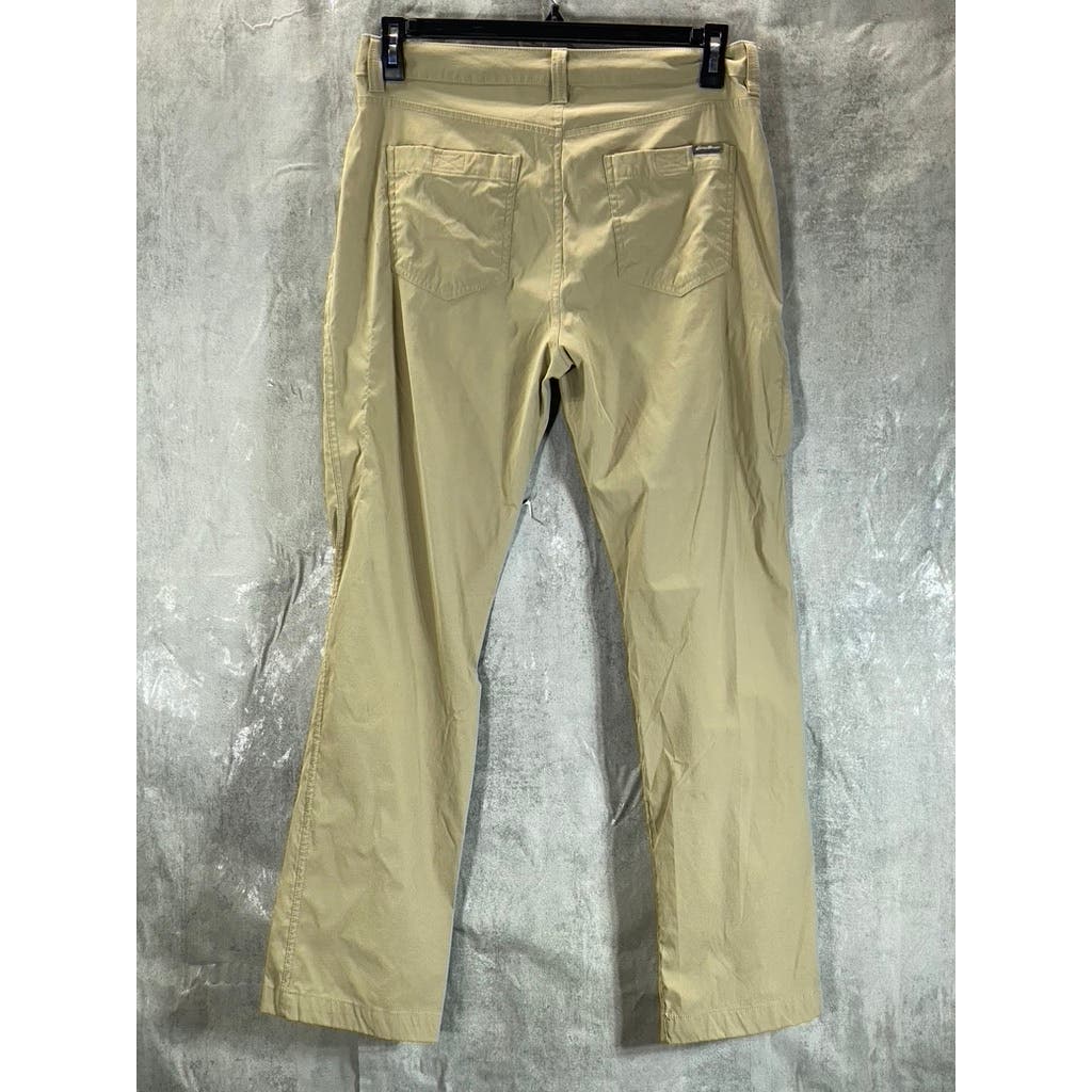 EDDIE BAUER Men's Light Khaki Regular-Fit Stretch Tech Pants SZ 32X30