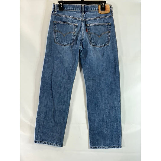 LEVI'S Men's Medium Wash Faded 550 Relaxed Fit Denim Jeans SZ 28X28