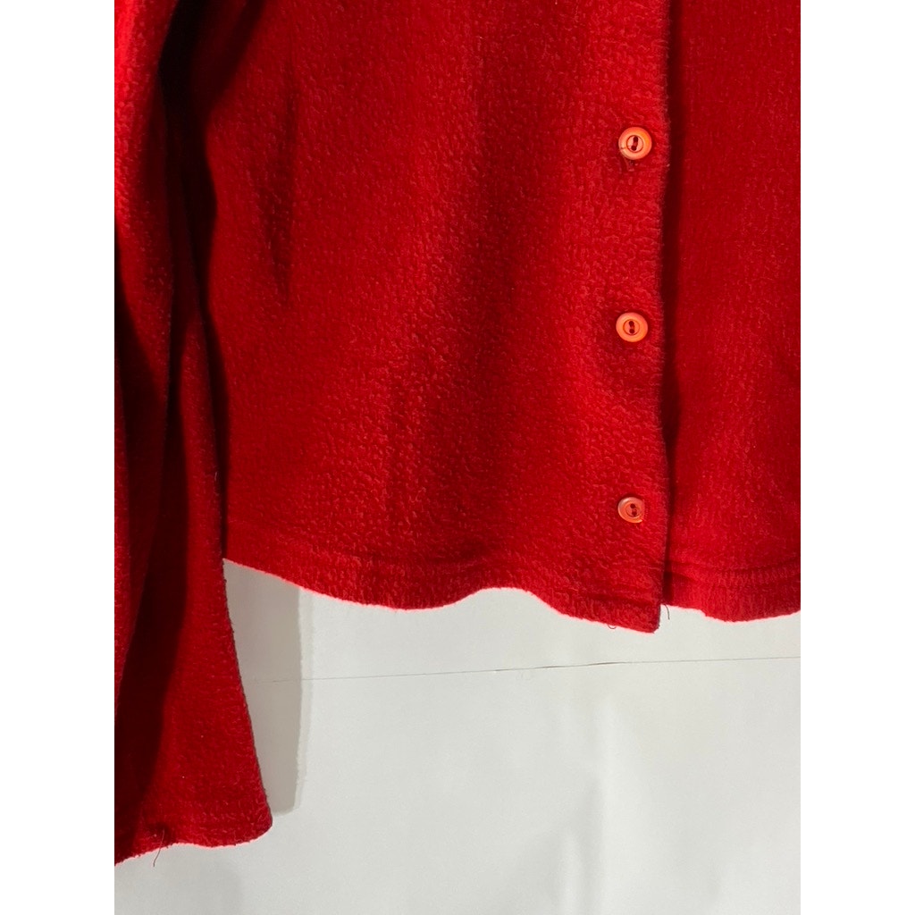 I.N. SAN FRANCISCO Juniors’ Red Knit Button-Up Long Sleeve Cardigan SZ S