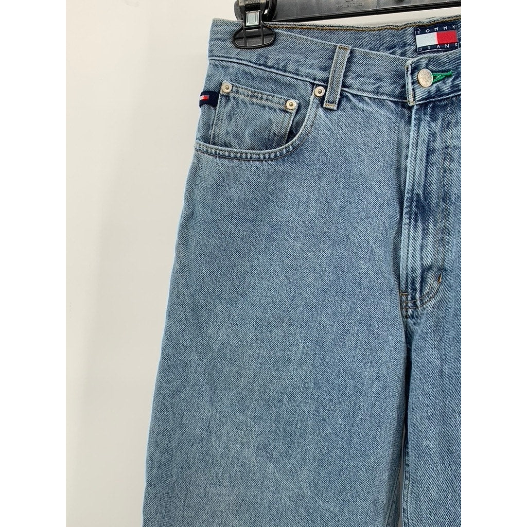 TOMMY HILFIGER Distressed Vintage Relaxed-Leg Jeans SZ 32