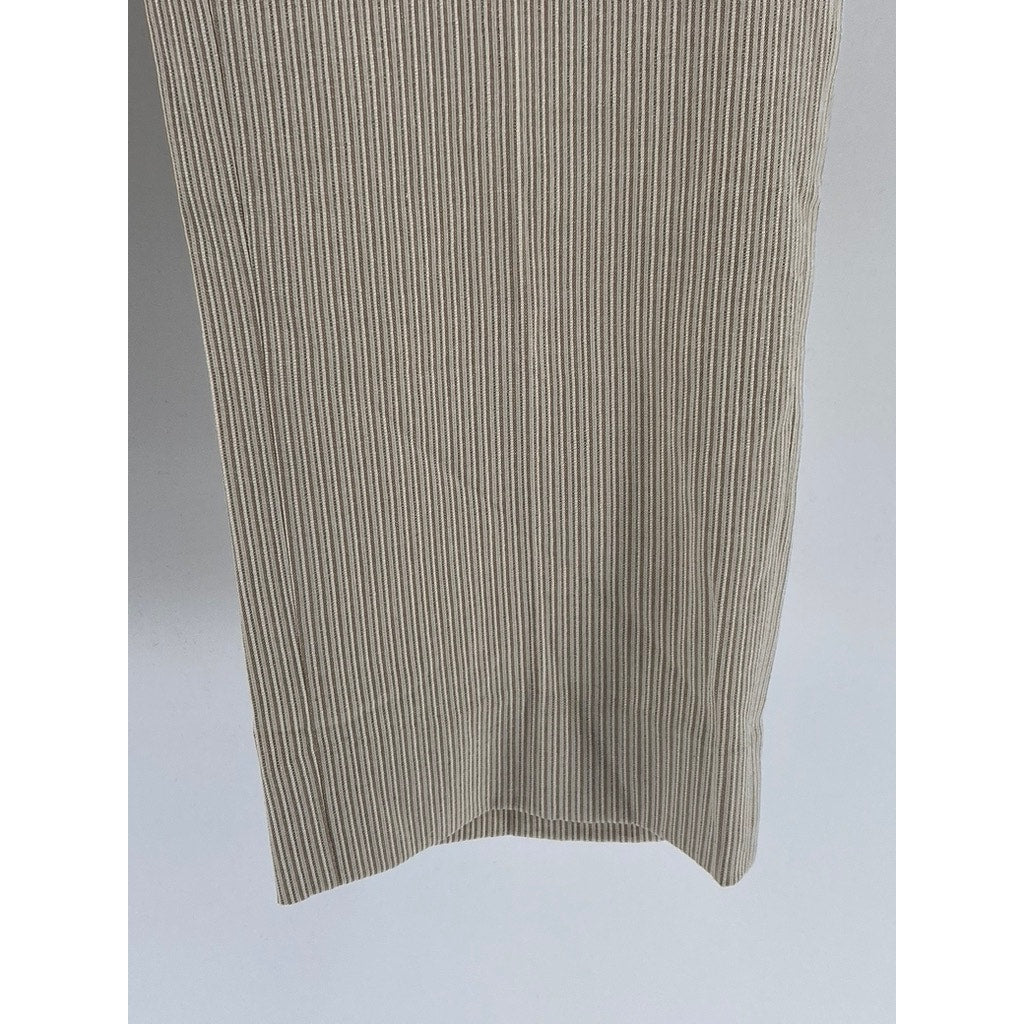 BANAN REPUBLIC Women's Kha-Kee Stripe Ryan Slim-Fit Straight-Leg Pants SZ 6
