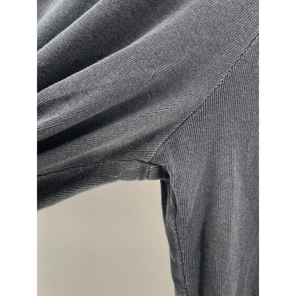 MOSSIMO SUPPLY CO. Women's Black Crewneck Long Sleeve Top SZ M