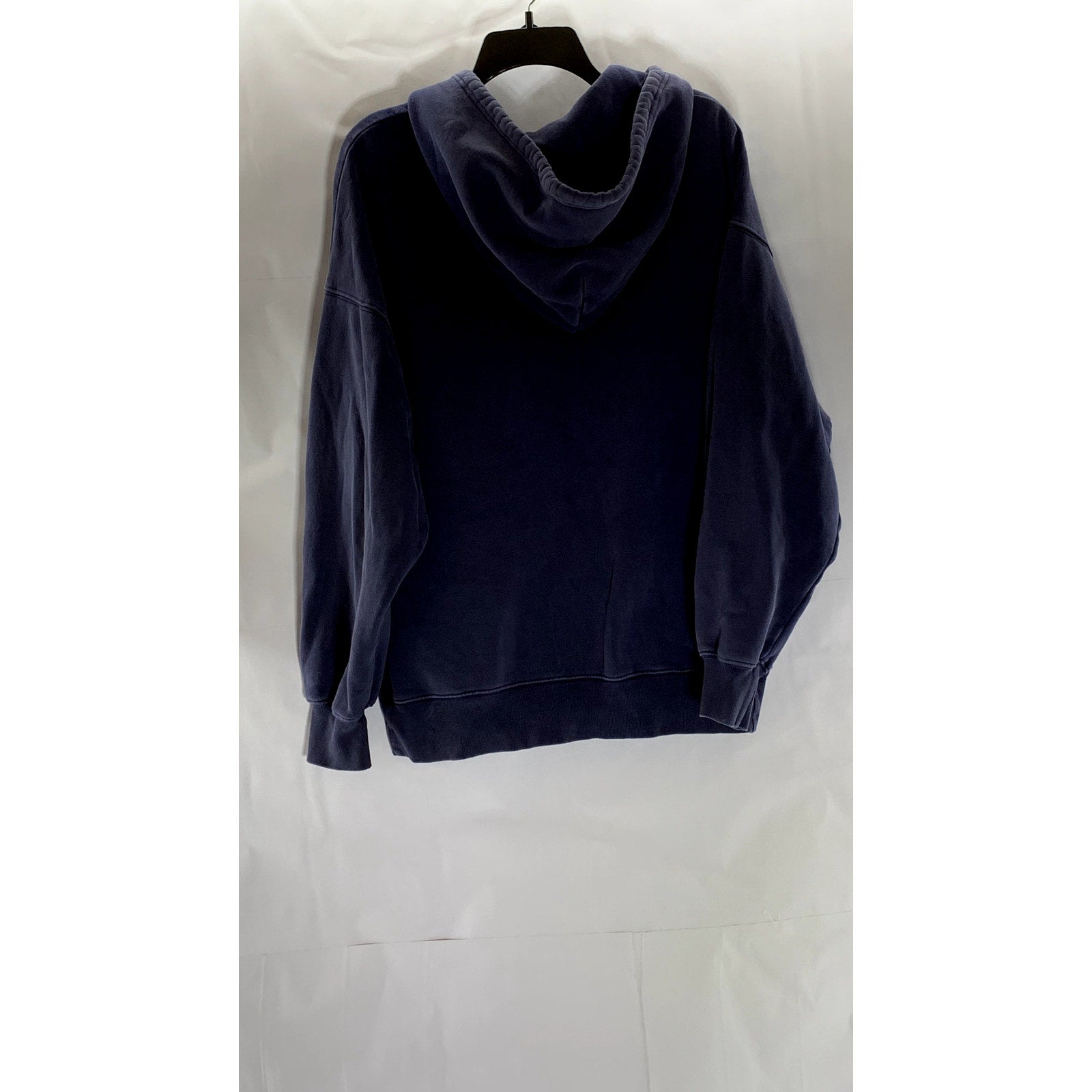TNA Women's Dark Blue Casual Solid Zip-Up Hooded Sweater SZ 2