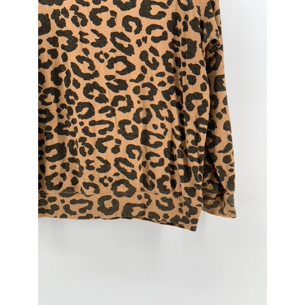 BUFFALO DAVID BITTON Men's Animal Print Crewneck Sweatshirt SZ M