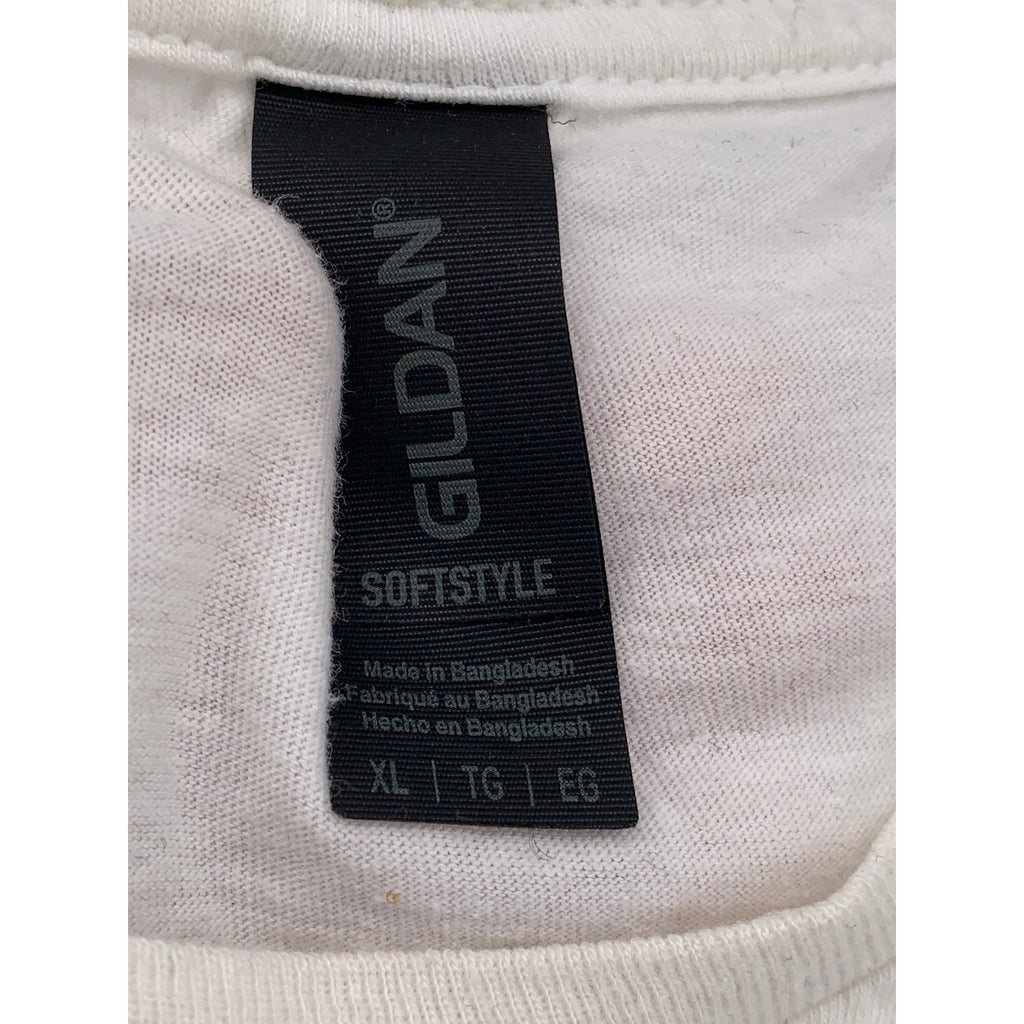 GILDAN Men's White The Brooklyn Way Crewneck SoftStyle Short Sleeve T-Shirt SZXL