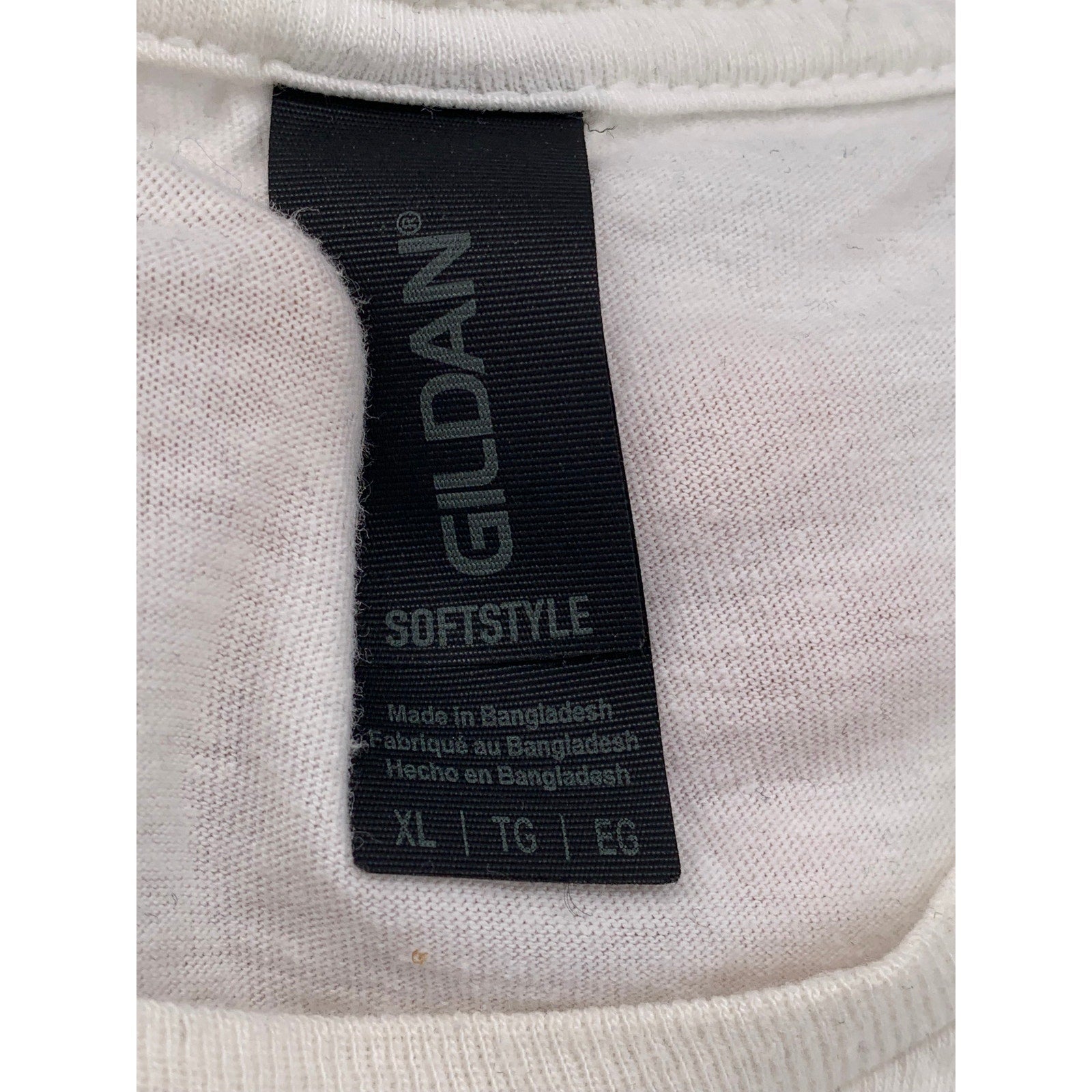 GILDAN Men's White The Brooklyn Way Crewneck SoftStyle Short Sleeve T-Shirt SZXL