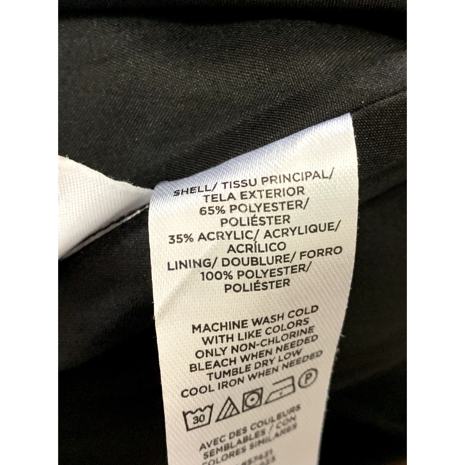 LOFT Women's Black Tweed Double Column Button Wrap Mini Skirt SZ 2