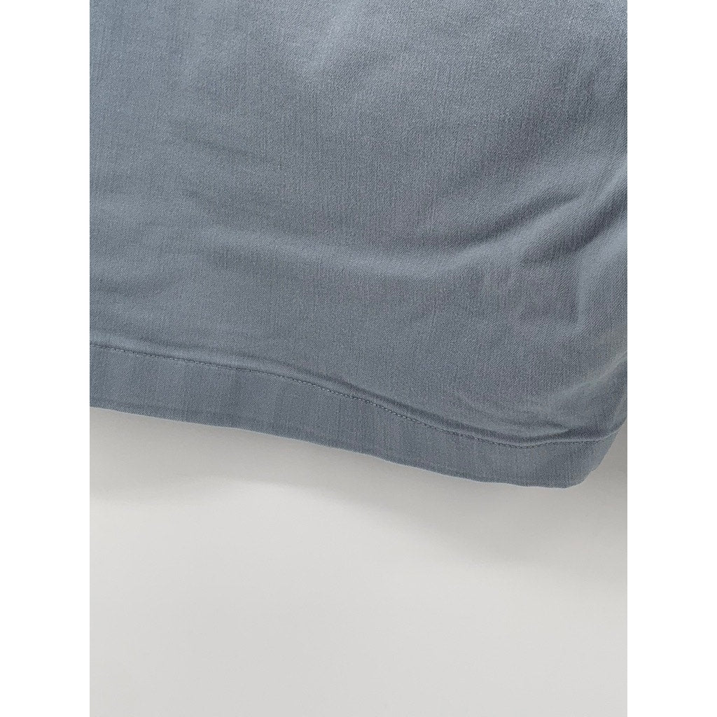 UNBRANDED Men's Light Blue Solid Regular-Fit Casual Chino Short SZ 36