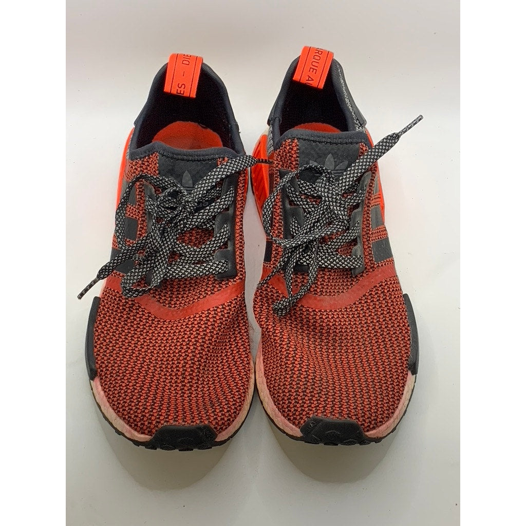 ADIDAS Men's Lush Red NMD R1 Mesh Sneakers SZ 9