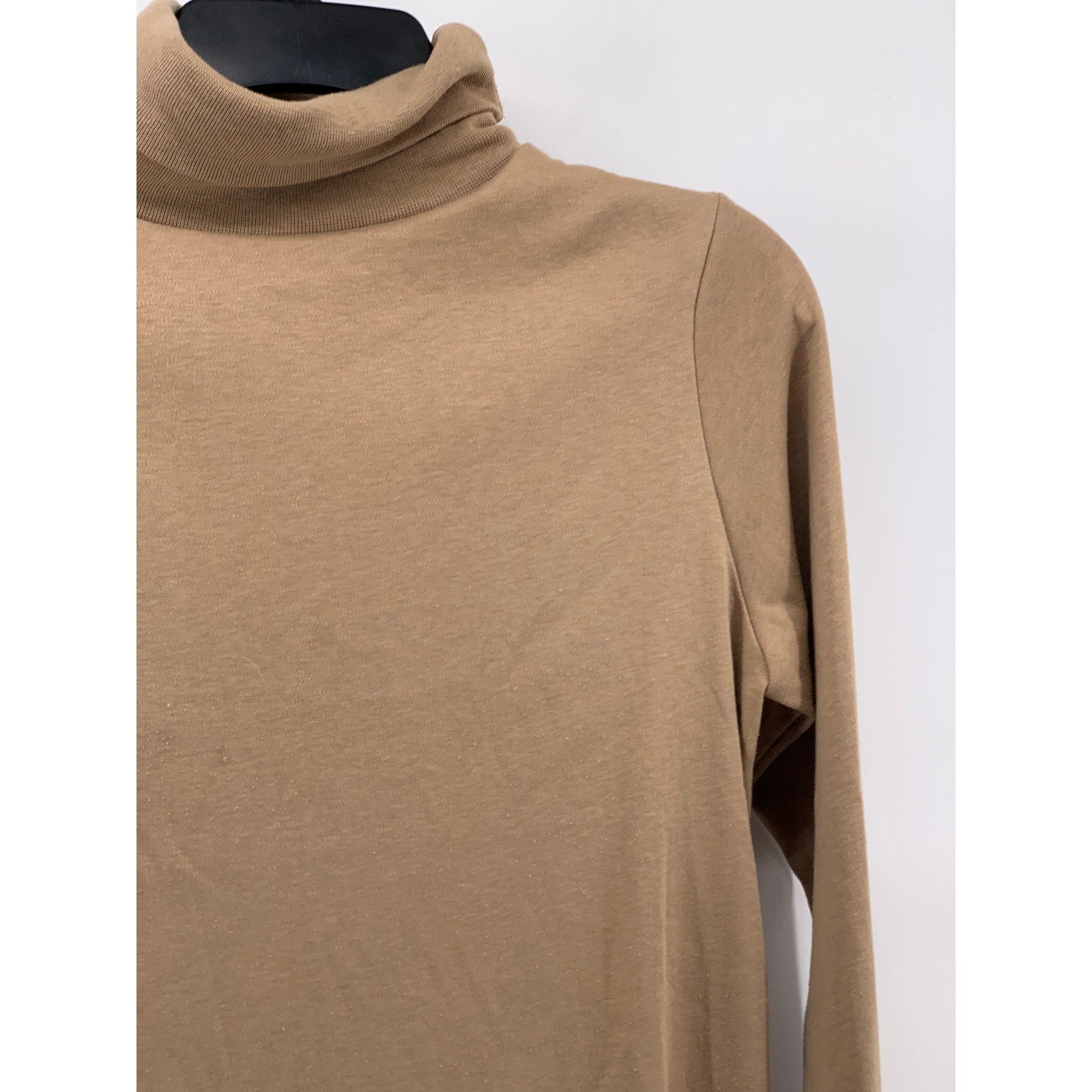 NORTHWEST PASSGAE Women's Vintage Beige Single Stitch Long Sleeve Top SZ S