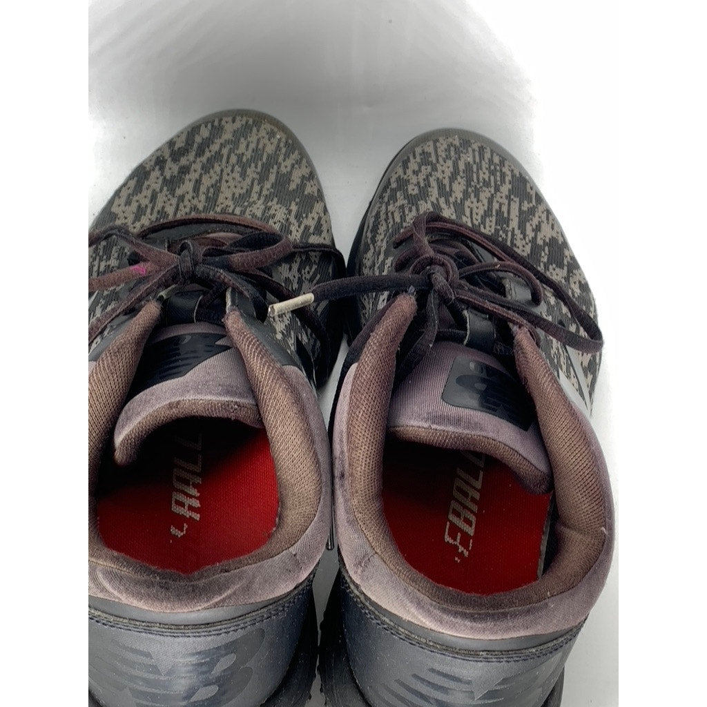 NEW BALANCE Men's Black-Gray Camo Fresh Foam Sneakers SZ 9