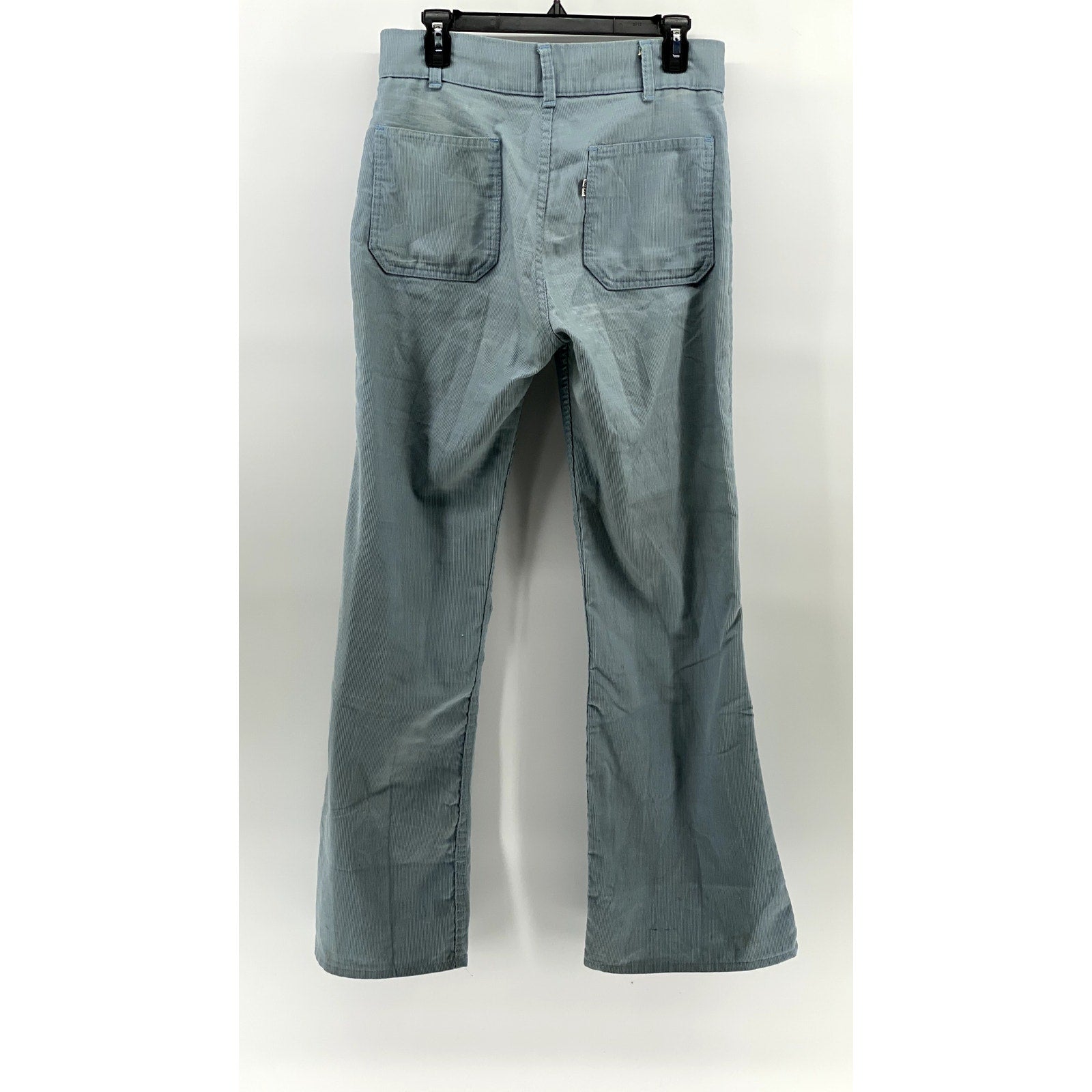 LEVI'S Women's Vintage Light Blue Corduroy High-Rise Wide-Leg Pant SZ M